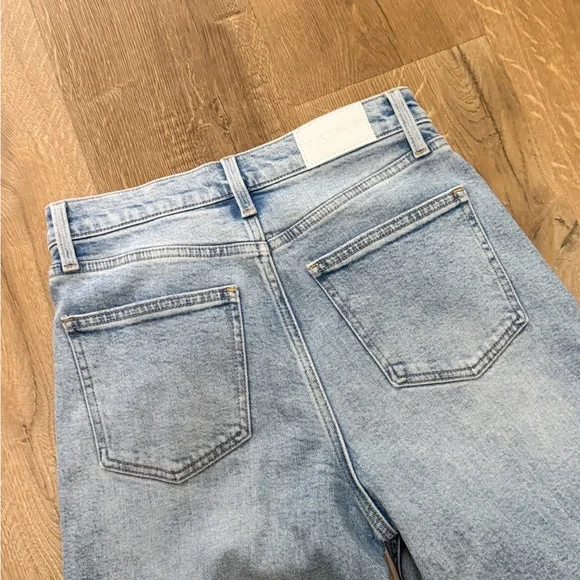 Pistola Lana Raw Hem Ankle Wide Leg Jeans Snowcat - Picture 8 of 12